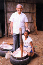 Culto Mission�rio, Xai-Xai, Gaza, Mo�ambique - 1996.